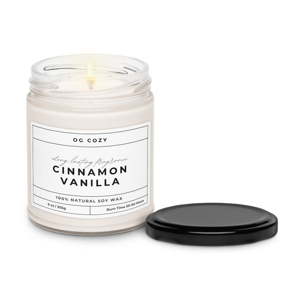 Calming Soy Candle – 9 oz Clean Burn, Luxury Fragrance, Gift-Ready Jar